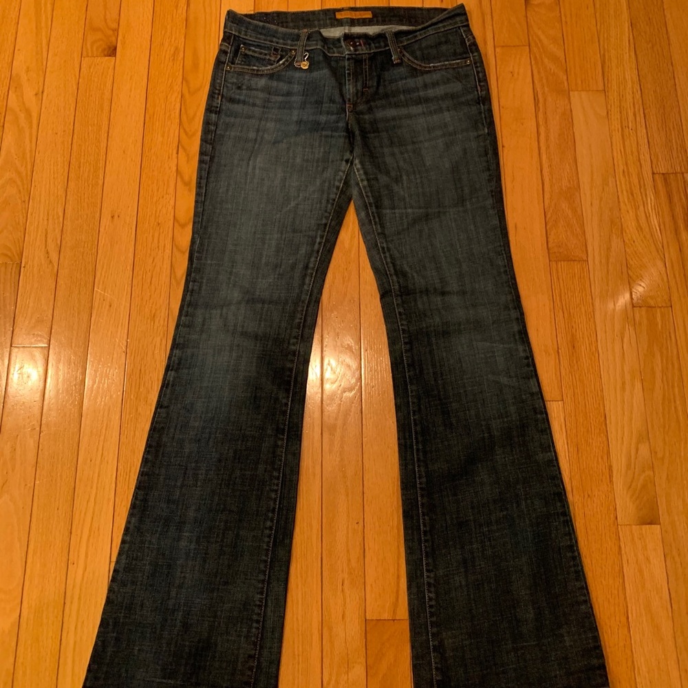 james cured by seun women flare jeans size 28